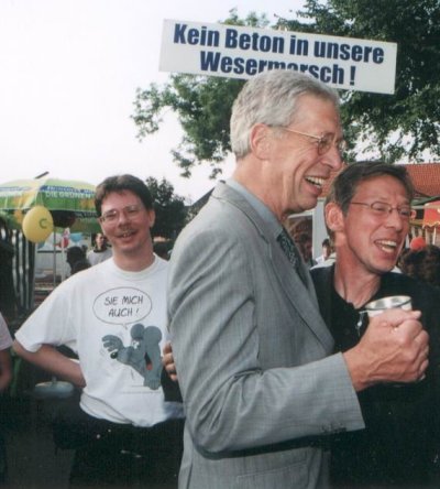 Henning Scherf; Kein Beton in unsere Wesermarsch!